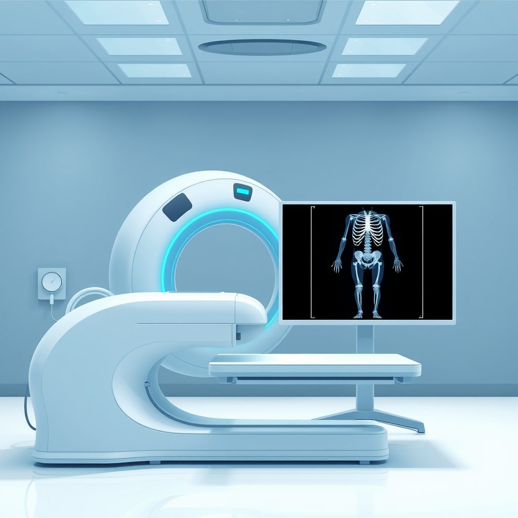 Nuclear medicine bone scan at Al-Nasar Lab, Lahore