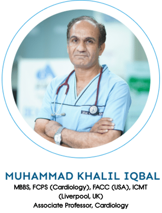 MBBS, FCPS (Cardiology), FACC (USA), ICMT (Liverpool, UK) Associate Professor, Cardiology